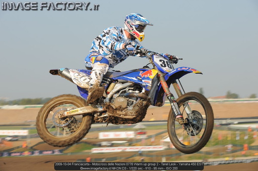 2009-10-04 Franciacorta - Motocross delle Nazioni 0776 Warm up group 2 - Tanel Leok - Yamaha 450 EST